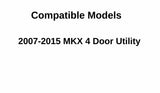 Heated Back Tailgate Window Back Glass Compatible with Lincoln MKX 2007-2015 Models