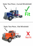 Laminated Driver Left Side Front Windshield Window Glass Compatible with Kenworth C500 W900 2006-2024 / T170 T270 T300 T440 T470 T600 T660 2006-2018 / T370 T800 2006-2022