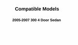 Heated Back Window Back Glass Compatible with Chrysler 300 2005-2007 Models