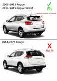 Heated Clear Back Tailgate Window Back Glass Compatible with Nissan Rogue 2008-2013 Models/Rogue Select 2014-2015 Models