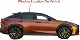 Laminated Passenger Right Side Rear Door Window Door Glass Compatible with Lexus RZ300e RZ450e 2023-2025 Models