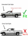 Tempered Driver Left Side Quarter Window Quarter Glass Compatible with Dodge Dakota 2005-2010 / Ram Dakota 2011 / Mitsubishi Raider 2006-2010 4-Door Extended/Club Cab Pickup With Glue