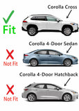 Glass Only Tempered Passenger Right Side Rear Vent Window Vent Glass Compatible with Toyota Corolla Cross 2022-2026 Models (Not For Corolla)