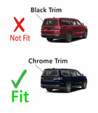 OEM Laminated Chrome Trim Heated Rear Back Tailgate Window Glass Compatible with Jeep Wagoneer / Wagoneer L / Grand Wagoneer / Grand Wagoneer L 2022-2025 Models W/ Feature