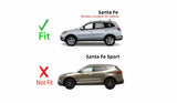 Tempered Driver Left Side Quarter Window Quarter Glass Compatible with Hyundai Santa Fe 2007-2012 Models