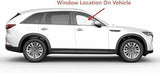 Laminated Passenger Right Side Front Door Window Door Glass Compatible with Mazda CX-90 2024-2026 Models