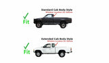 Stationary Rear Window Back Glass Clear Compatible with Nissan 850 Pickup 1986-1997 Models