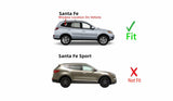 Tempered Passenger Right Side Quarter Window Quarter Glass Compatible with Hyundai Santa Fe 2007-2012 Models