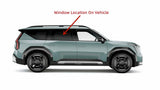 Laminated Passenger Right Side Rear Door Window Door Glass Compatible with Kia EV9 2024-2025 Models