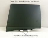 OEM With Aftermarket Attachments Tempered Driver Left Side Rear Door Window Glass Compatible with Toyota Tacoma Crew Cab Pickup 2024-2026 Models