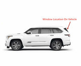 Without-Video-Display Style Heated Rear Tailgate Back Window Back Glass Compatible with Toyota Sequoia 2023-2025 Models