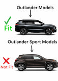 Tempered Passenger Right Side Rear Door Window Door Glass Compatible with Mitsubishi Outlander / Outlander PHEV 2022-2024 Models (Not For Outlander Sport)