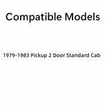 Tempered Driver Side Left Front Vent Window Vent Glass Compatible with Toyota Pickup 2 Door Standard Cab 1979-1983 Models Glass Only