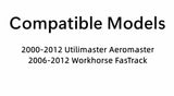 Tempered Passenger Right Side Outer Windshield Window Glass ( Top Lens 3.8 " , Bottom Lens 21" ) Compatible with Utilimaster Aeromaster 2000-2012 / Workhorse FasTrack Step Van 2006-2012 Models