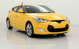 Passenger Right Side Front Door Window Door Glass Compatible with Hyundai Veloster 2012-2017 Models