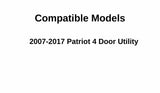 Heated Back Window Back Tailgate Glass Compatible with Jeep Patriot 2007-2017 Models