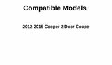 OEM Passenger Right Side Door Window Door Glass Compatible with Mini Cooper 2 Door Coupe 2012-2015 Models