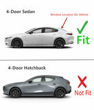 Heated Rear Back Window Back Glass Compatible with Mazda 3 4-Door Sedan 2019-2026 Models (Not For Hatchback)