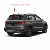 W/ Diversity ATN Style Heated Rear Back TailGate LiftGate Window Back Glass Compatible with Volkswagen Taos 2022-2025 Models