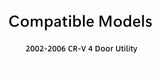 Clear Tempered Driver Left Side Rear Quarter Window Quarter Glass Compatible with Honda CR-V 2002-2006 Models