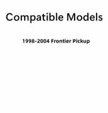 Stationary Back Window Back Glass Compatible with Nissan Frontier Pickup 1998-2004 Models