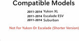 Passenger Right Side Quarter Window Quarter Glass with Antenna Style Compatible with Chevrolet Suburban 1500 & 2500/GMC Yukon XL 1500 & 2500/Cadillac Escalade ESV 2011-2014 Models