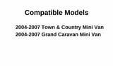 Power Style Driver Left Side Quarter Window Quarter Glass Compatible with Dodge Grand Caravan/Chrysler Town & Country Long Wheel Base 2004-2007 Models