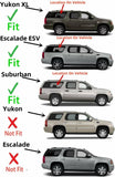 Passenger Right Side Quarter Window Quarter Glass with Antenna Style Compatible with Chevrolet Suburban 1500 & 2500/GMC Yukon XL 1500 & 2500/Cadillac Escalade ESV 2011-2014 Models