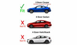 Heated Back Window Back Glass Compatible with Honda Civic 2 Door Coupe 2016-2021 Models