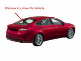 Heated Rear Back Window Back Glass Compatible with Ford Fusion 2013-2016 Models