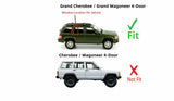 Passenger Right Side Rear Vent Glass Vent Window Compatible with Jeep Grand Cherokee 1993-1998 / Grand Wagoneer 1993 4-Door Models