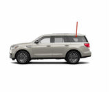 Driver Left Side Quarter Window Quarter Glass Compatible with Lincoln Navigator Short Wheel Base 2018-2024 Models