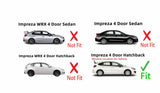 Heated Back Window Back Glass Compatible with Subaru Impreza 4 Door Hatchback 2012-2016 Models