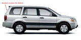 Stationary Heated w/ Wiper Hole Style Back Window Back Tailgate Glass Compatible with Honda Pilot 2003-2008 Models