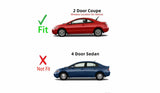 Heated Back Window Back Glass w/ Antenna Style Compatible with Honda Civic 2 Door Coupe 2006-2011 Models