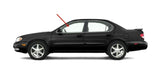 Driver Left Side Front Door Window Door Glass Compatible with Nissan Maxima 2000-2003 Models