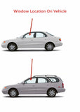 Driver Left Side Front Door Window Door Glass Compatible with Hyundai Elantra 1996-2000 Models
