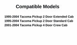 Driver Left Side Front Door Window Door Glass Compatible with Toyota Tacoma 1995-2004 Models