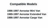 Passenger Right Side Front Door Window Door Glass Compatible with Ford Aerostar Van 1986-1997 Models