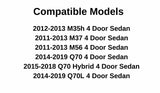 Passenger Right Side Front Door Window Door Glass Compatible with Infiniti M35h / M37 / M56 / Q70 / Q70L 2011-2019 Models