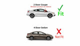 Passenger Right Side Front Vent Glass Vent Window Compatible with Honda Civic 2 Door Coupe 2012-2015 Models