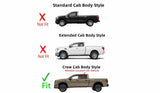 Driver Left Side Rear Door Window Door Glass Compatible with Nissan Titan 2017-2025 / Titan XD 2016-2025 4 Door Crew Cab Models