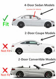 Laminated Passenger Right Side Front Door Window Door Glass Compatible with Benz C300 / C400 / C63 AMG / C65 AMG 2015-2018 4-Door Sedan Models