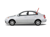 Driver Left Side Rear Vent Glass Window Compatible with Hyundai Accent 4 Door Sedan 2006-2011 Models
