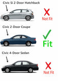 Driver Left Side Door Window Door Glass Compatible with Honda Civic 2 Door Coupe 2001-2005 Models