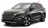 Driver Left Side Rear Door Window Door Glass Compatible with Hyundai Tucson 2016-2021 Models