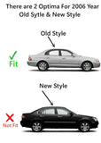 Tempered Passenger Right Side Rear Door Window Door Glass Compatible with Kia Optima 2002-2006 Models