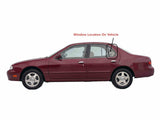 Driver Left Side Rear Vent Glass Vent Window Compatible with Nissan Altima 4 Door Sedan 1993-1997 Models