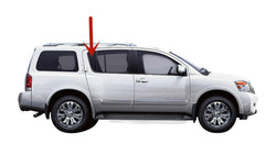 Passenger Right Side Rear Vent Window Vent Glass Compatible with Infiniti QX56 2004-2010 Models