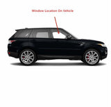 Tempered Passenger Right Side Front Door Window Door Glass Compatible with Range Rover Sport 2014-2022